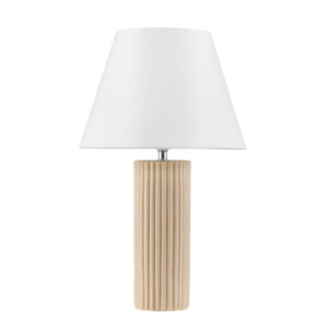 Nova Luce Béžová stolní lampa Bacco