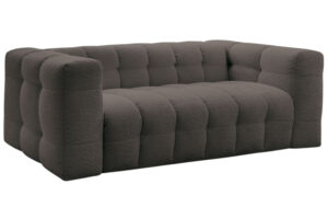 Bobochic Paris Hnědá bouclé rozkládací pohovka Cloud 228 cm