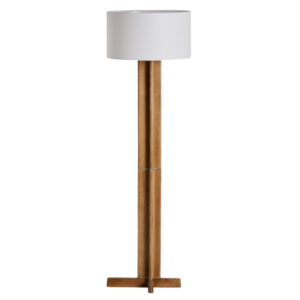Kave Home Dřevěná stojací lampa Niani 151 cm