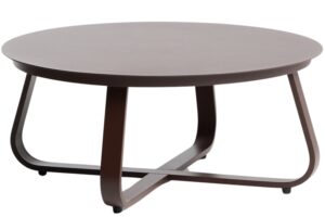 Kave Home Hnědý zahradní stolek Tamaris Ø 80 cm