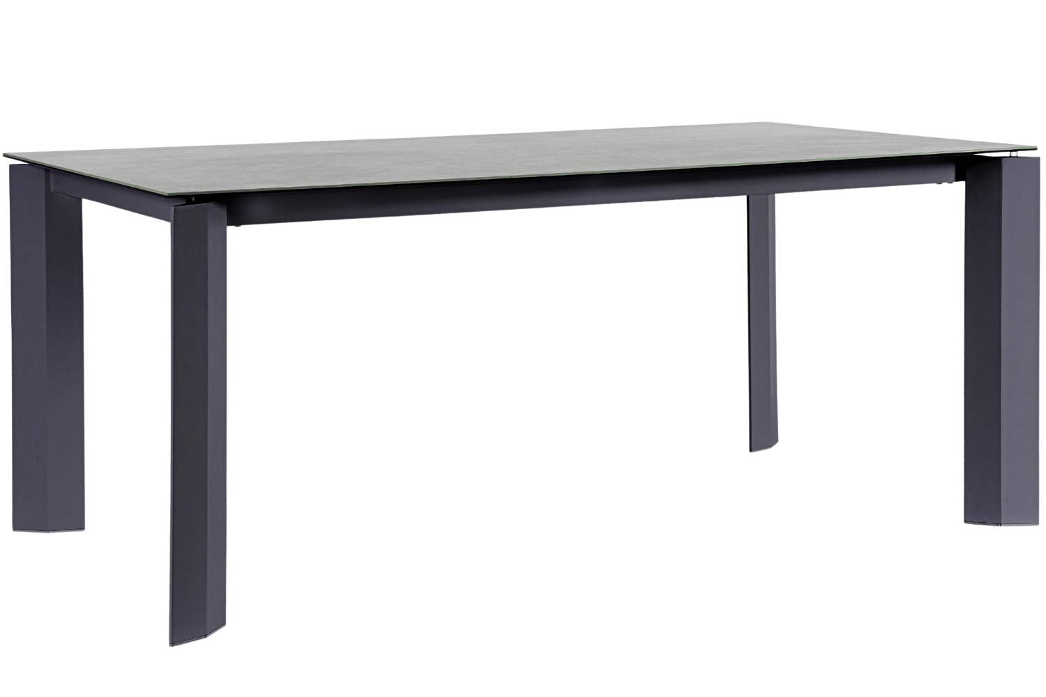 Bizzotto Antracitově šedý keramický zahradní stůl Otavio 180 x 95 cm