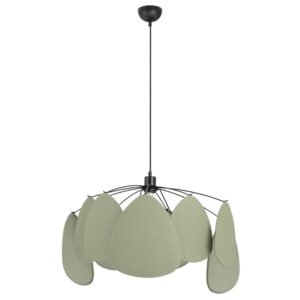 Nova Luce Zelené závěsné světlo Olina 70 cm