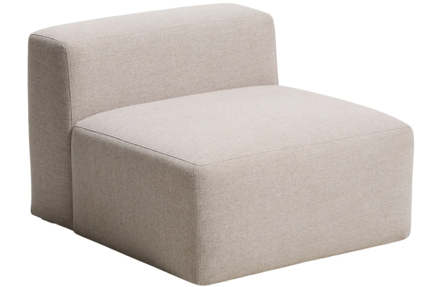 Kave Home Béžové křeslo Blok 100 cm