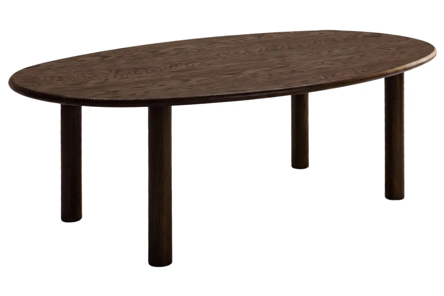 Micadoni Tmavý dubový jídelní stůl Izzie 180 x 100 cm