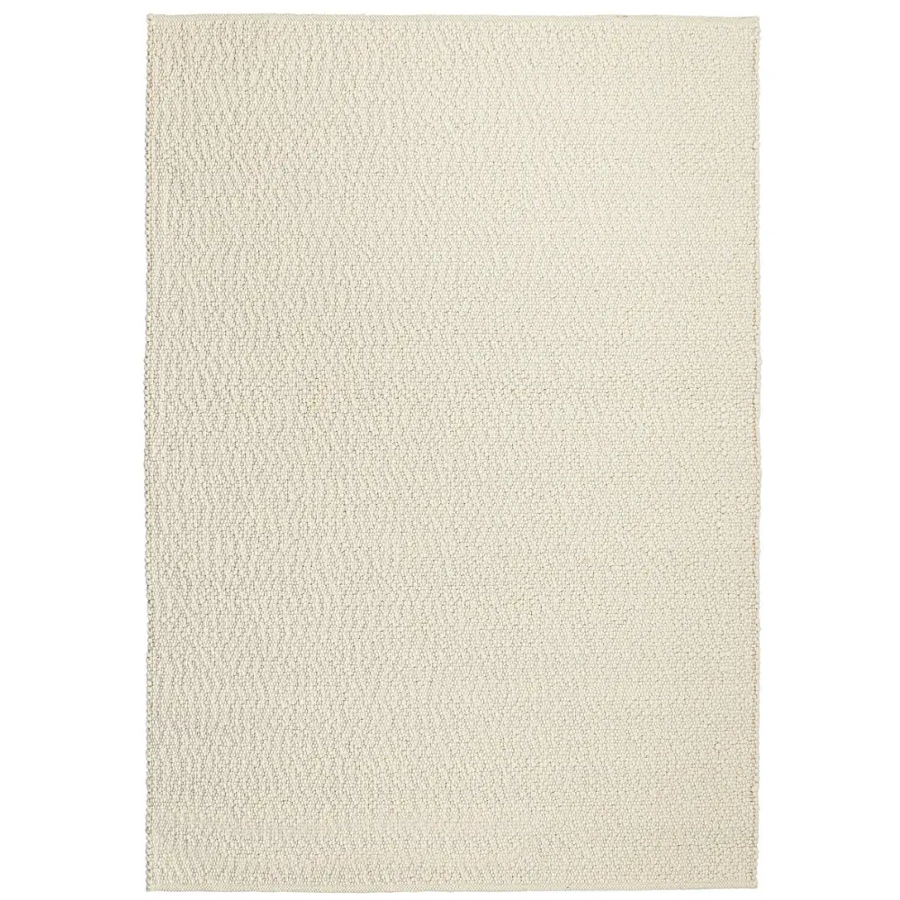 Fargotex Krémový vlněný koberec Stones 160 x 230 cm