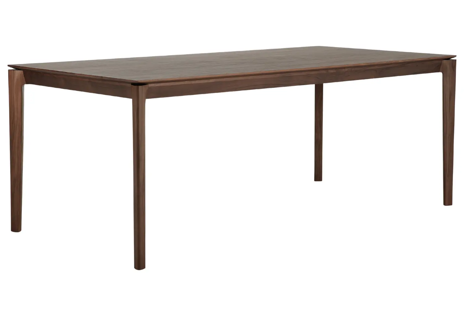 Ethnicraft Tmavý dřevěný jídelní stůl Bok 200 x 95 cm